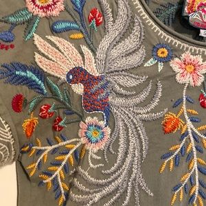 Johnny Was short sleeve tee shirt. Well loved. No stains, smoke free home